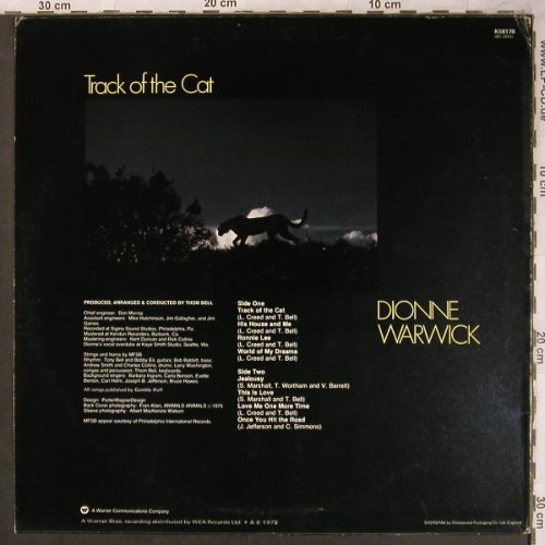 Warwicke,Dionne: Track of the Cat, WB(K56178), UK, 1975 - LP - X4525 - 12,50 Euro