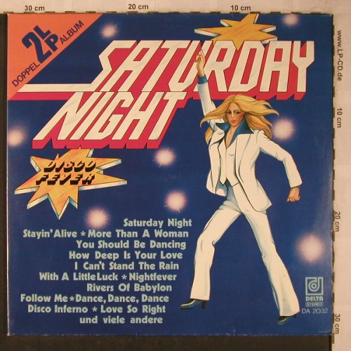 V.A.Saturday Night: Disco Fever, Foc (rip-off ?), Delta(DA 2032), D,  - 2LP - X5661 - 9,00 Euro