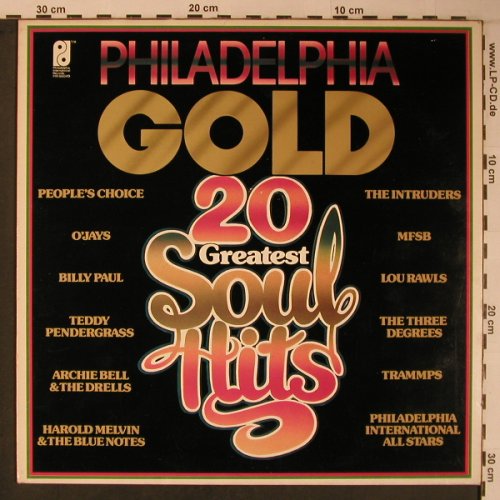 V.A.Philadelphia Gold: 20 Greatest Soul Hits, Philadelphia Intern.Rec.(PIR 86049), NL, 1978 - LP - X6251 - 9,00 Euro