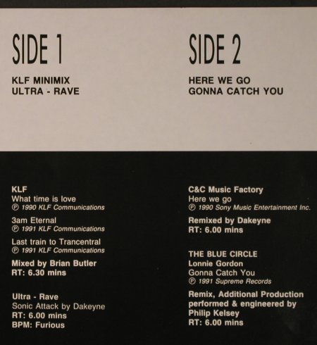 V.A.DMC May 91 - One: KLF,C&C Music Factory, DMC(100/1), UK, 1991 - LP - X6523 - 12,50 Euro