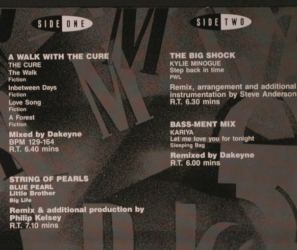 V.A.DMC November 90 Mixes - 1: Cure,Blue Pearl,Kylie Minogue, DMC(94/1), UK, 1990 - LP - X6554 - 12,50 Euro