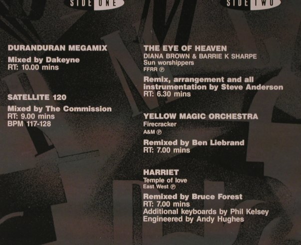 V.A.DMC September 90 - Mixes 1: DuranDuranMgx,Satelite120,Harriet, DMC(92/1), UK, 1991 - LP - X6558 - 12,50 Euro