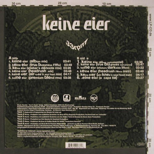 Tachiles: Keine Eier, BMG Ariola(7432169076 1), D, 1999 - LP - X6779 - 25,00 Euro