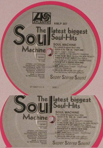 V.A.Soul Machine: Rex Garvin &...King Curtis,NO COVER, Atlantic,col.Vinyl(KMLP 307), D,m-/--, 1969 - LP - X6785 - 5,00 Euro