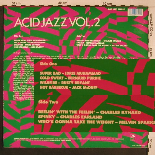 V.A.Acid Jazz Vol.2: Idris Muhammad...Melvin Sparks, ACE(BGP 1017), D, 1988 - LP - X6804 - 17,50 Euro