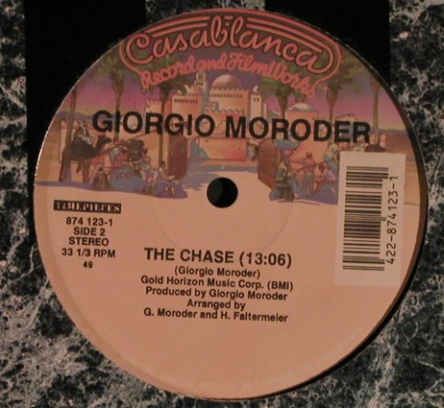 Lipps Inc. / Giorgio Moroder: Funkytown(7:18)/ The Chase(13:06), Casablanca(874 123-1), US, Ri, 1990 - 12inch - X6879 - 9,00 Euro