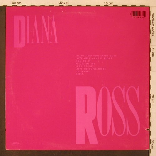Ross,Diana: "Ross", m-/vg+, RCA(AFL1-4677), US, Co, 1983 - LP - X7066 - 6,00 Euro
