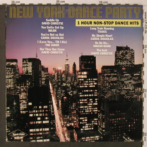 V.A.New York Dance Party: 1 Hour Non-Sstop Dance Hits, Savoir Faire(SF-6004), S, m-/vg+, 1983 - LP - X7084 - 9,00 Euro