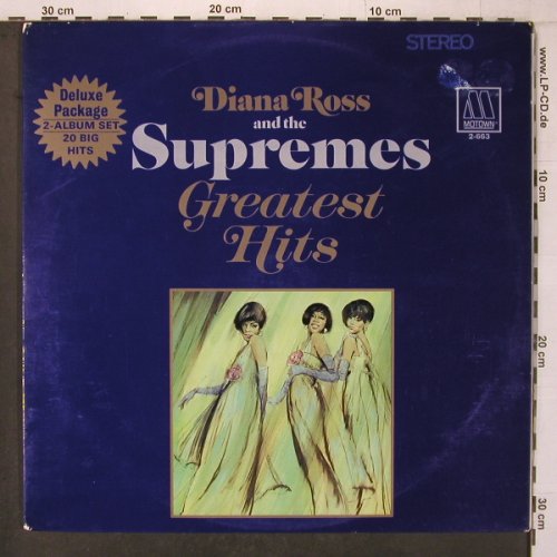 Ross,Diana & Supremes: Greatest Hits, Foc, vg+/vg+, Motown(MS 2-663), S, Ri,  - 2LP - X7240 - 9,00 Euro