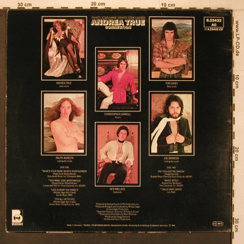 True Connection,Andrea: What's Your Name,What's your Number, Buddah(6.23432 AO), D, 1978 - LP - X7278 - 14,00 Euro