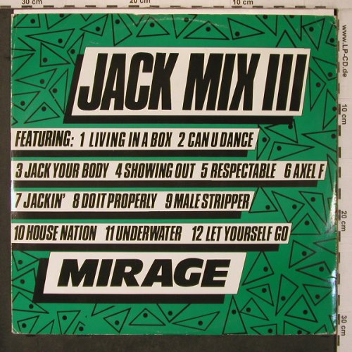 Mirage: Jack Mix III, Debut(DEBTR 3022), UK,  - 12inch - X7564 - 5,00 Euro