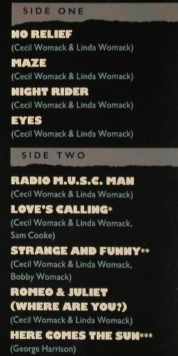 Womack & Womack:&nbsp;Radio M.U.S.C. Man, Elektra (960 406-1), D, 1985 Typ:&nbsp;LP Best.-Nr.:&nbsp;X772 Preis:&nbsp; 3,00 Euro