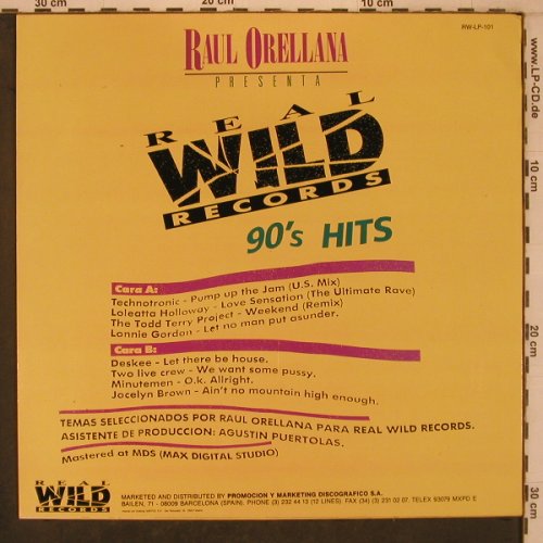 Orellana,Raul: 90's Hits, Real Wild Rec.(RW-LP-101), E, 1989 - LP - X7838 - 5,00 Euro