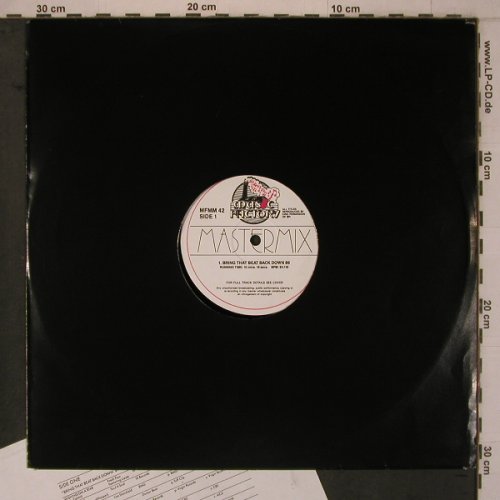 V.A.Mastermix: Bring that beat back down 89, Music Factory(MFMM 42), , 1989 - 12inch - X7913 - 5,00 Euro
