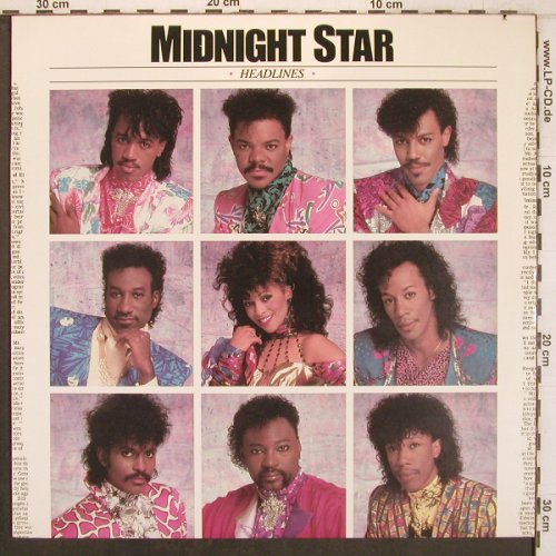 Midnight Star: Headlines, Solar(60454-1), US, co, 1986 - LP - X7945 - 6,00 Euro