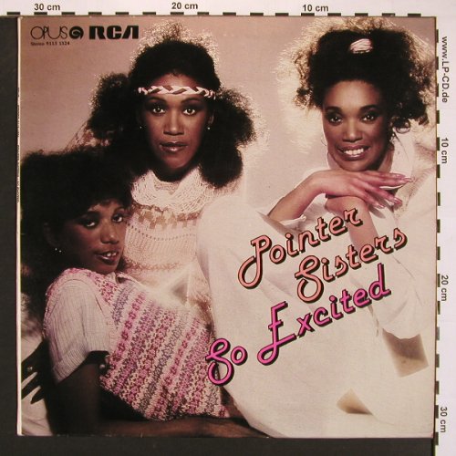Pointer Sisters: So Excited!, Opus(9113 1524), CSSR, 1982 - LP - X8297 - 7,50 Euro
