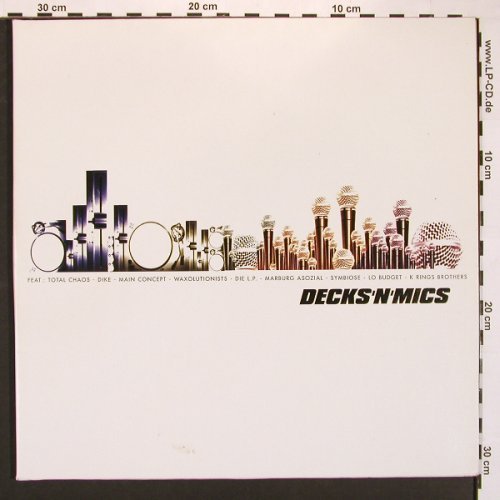V.A.Decks'n'Mics: feat.Total Chaos..,Foc, Deck8(51057-1), , 2000 - 2LP - X8385 - 11,50 Euro