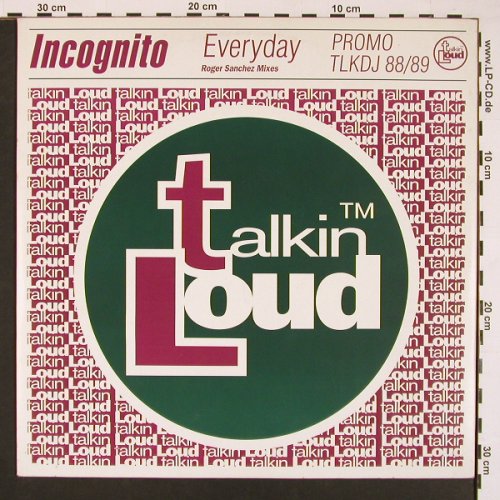 Incognito: Everyday*4, Promo, FLC, TalkinLoud(TLKDJ 88/89), UK, 1995 - 12"*2 - X8394 - 4,00 Euro