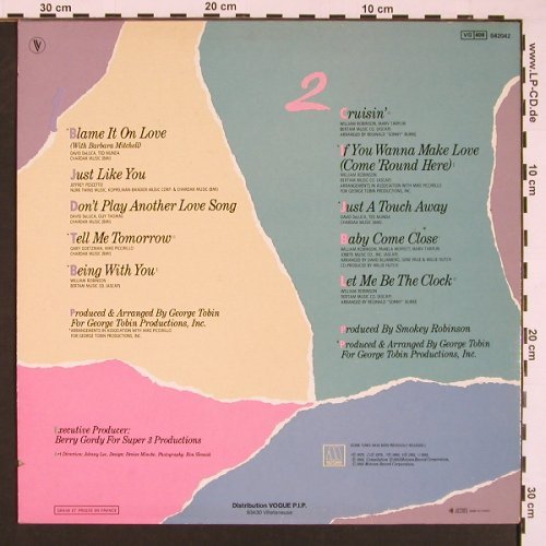 Robinson,Smokey: Blame It On Love-Great Hits, Motown(542042), F, 1983 - LP - X8438 - 6,00 Euro