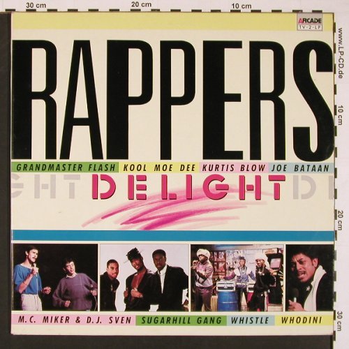V.A.Rappers Delight: MC Miker...MC Shy D, 20 Tr., Foc, Arcade(01 0241 22), NL, 1987 - 2LP - X8509 - 9,00 Euro