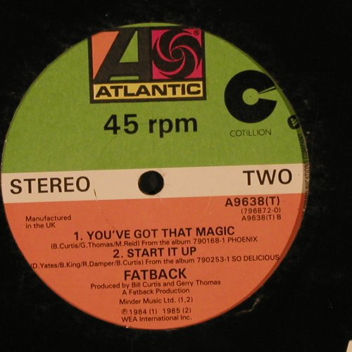 Fatback: Lover Undercover sp.club mx +2, Atlantic(A 9638(T)), UK, LC, 1985 - 12inch - X8637 - 3,00 Euro