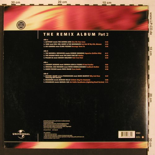 V.A.Mojo Club The Remix Album 2: Leftfood meets...Biggabush m..,Foc, Universal(560 783-1), D, 9Tr., 2001 - 2LP - X8829 - 14,00 Euro
