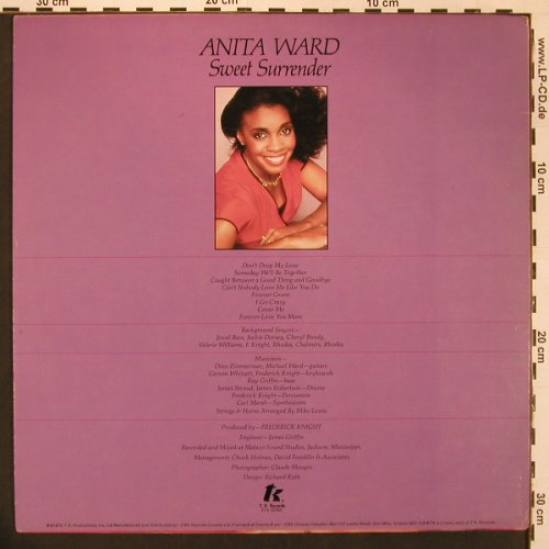 Ward,Anita: Sweet Surrender, vg+/m-, T.K Records(PTK 92065), CDN, 1979 - LP - X8995 - 5,00 Euro