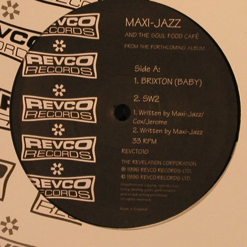 Maxi-Jazz And The Soul Food Cafe: Brixton (baby)*2 / SW2*2, Revco(REVCT010), UK, 1996 - 12inch - X9028 - 4,00 Euro