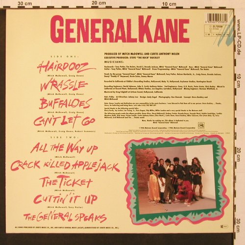 General Kane: In Full Chill, Motown(ZL72538), D, 1986 - LP - X9105 - 5,00 Euro