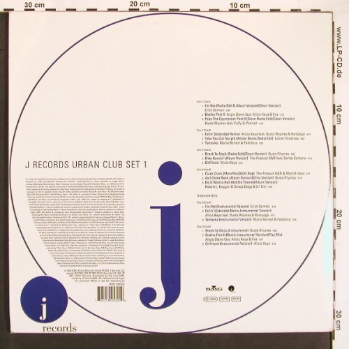 V.A.J-Records Urban Club Set 1: Erick Sermon... Alicia Keys, j Record(25301), EU, 18Tr., 2002 - 3LP - X9465 - 17,50 Euro