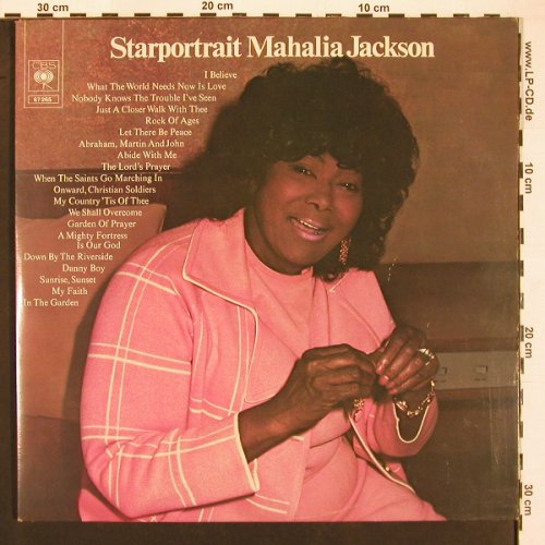 Jackson,Mahalia: Starportrait, Foc, CBS(67265), D, 1972 - 2LP - X9557 - 9,00 Euro