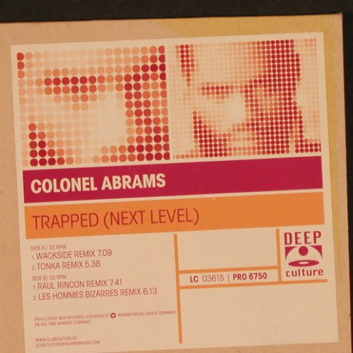Colonel Abrams: Trapped (Next Level)*4, FLC, Deep Culture(PRO 6750), D, 2002 - 12inch - X9595 - 6,00 Euro