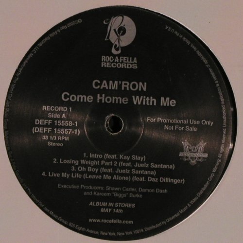 Cam'Ron: Come Home With Me, FLC, Roc-A-Fella Records(DEFF 15558-1), US, Promo, 2002 - 2LP - X9640 - 17,50 Euro
