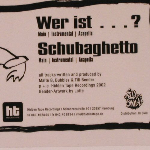 Bender: Wer Ist...? *3+3, Facts, HiddenTape(HT 001), D, 2002 - 12inch - X9661 - 5,00 Euro