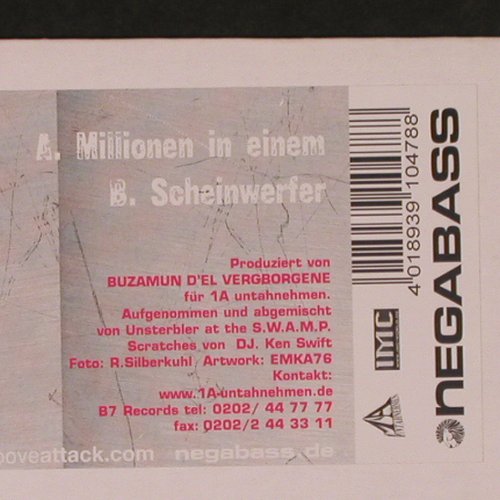 H4P: Millionen i.Einem*2, Scheinwerfer*2, Negabass(NEBA003), D, 2002 - 12inch - X9662 - 4,00 Euro