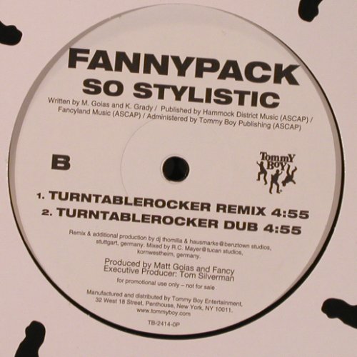 FannyPack: Cameltoe*2 / So Stylistic *2, FLC, Tommy Boy(TB-2414-OP), US, Promo, 2003 - 12inch - X9702 - 5,00 Euro