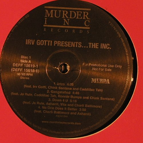 Irv Gotti: Presents...The Inc, Murder Inc.(DEFF 15619-1), US,Promo, 2002 - 2LP - X9710 - 9,00 Euro