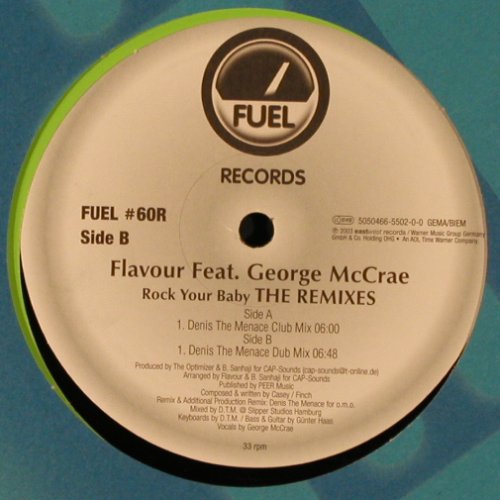 Flavour feat. George McRae: Rock Your Baby*2, Fuel(#60R), D, 2003 - 12inch - X9757 - 4,00 Euro