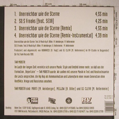 TWA Mobsta: Unerreichbar wie die Sterne*3+1, FistFunk(), D, 1999 - 12inch - X9761 - 4,00 Euro