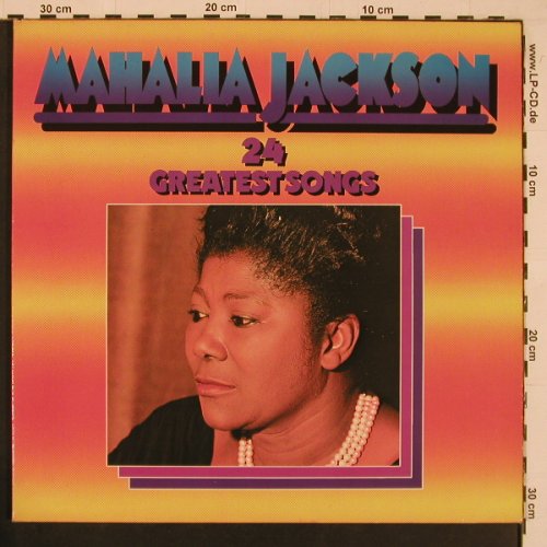 Jackson,Mahalia: 24 Greatest Songs, Foc, Jazz Line / Historia(2-763), D, 1980 - 2LP - Y104 - 7,50 Euro