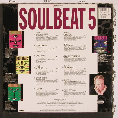 V.A.Soulbeat 5: Bobby Brown... Taja Sevelle, WEA(241 576-1), D, 1989 - 2LP - Y1370 - 7,50 Euro