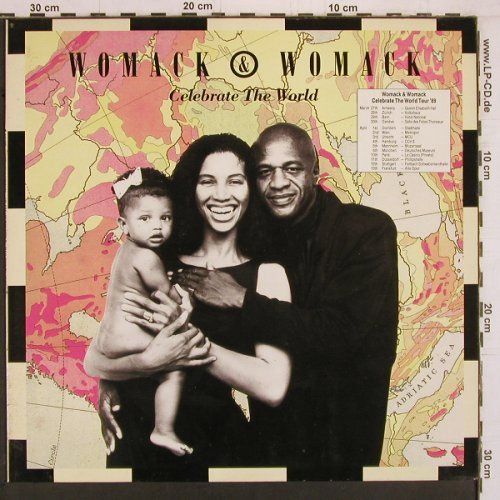 Womack & Womack: Celebrate The World*2+1, Island(612 059), D, 1989 - 12inch - Y2061 - 4,00 Euro