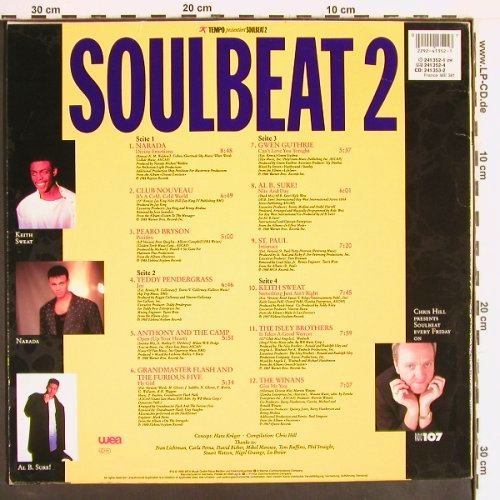 V.A.Soulbeat 2: Narada... The Winans, 12 Tr., WB(241 352-1), D, 1988 - 2LP - Y2472 - 7,50 Euro