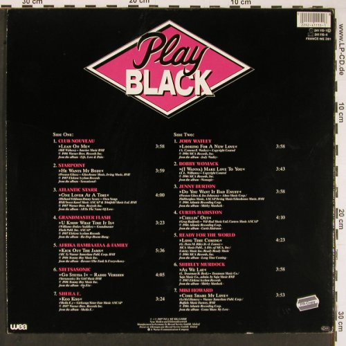 V.A.Play Black: Club Nouveau...Miki Howard, 14 Tr., WEA(241 115-1), D, 1987 - LP - Y261 - 5,00 Euro