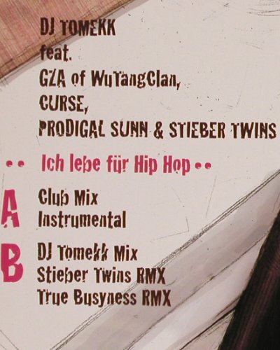 DJ Tomekk feat.GZA,Curse,Prodigal S: Ich Lebe Für Hip Hop*5, Fila Records/BMG(771801), D, 2000 - 12inch - Y3533 - 7,50 Euro