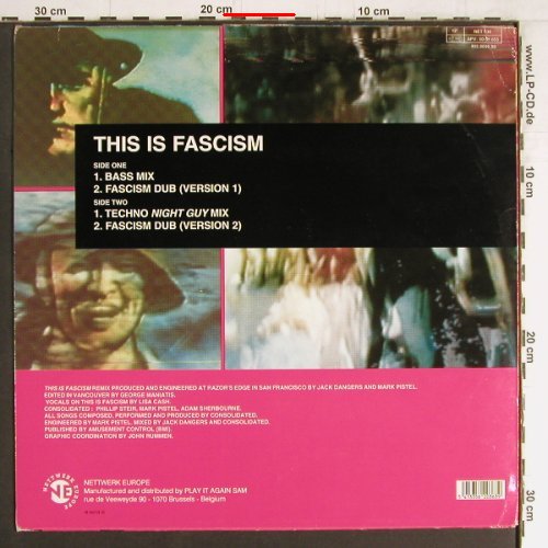 Consolidated: This is Fascism*4, m-/vg+, Nettwerk(NET 036), B, 1991 - 12inch - Y3761 - 4,00 Euro