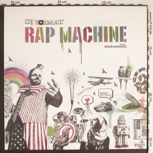 DJ Format  feat. Abdominal: Rap Machine, one-sided, Genuine(GEN 034T), UK, 2005 - 12inch - Y3796 - 5,00 Euro