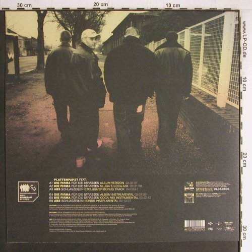 Plattenpapzt feat.Die Firma: Für Die Strassen*4+2, Zomba(), EU, 2000 - 12inch - Y4026 - 4,00 Euro