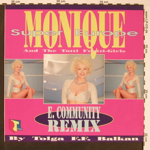 Monique & Tutti Frutti Girls: Super Europe*3, Edelton(EDL 2536-0), D, 1990 - 12inch - Y421 - 4,00 Euro