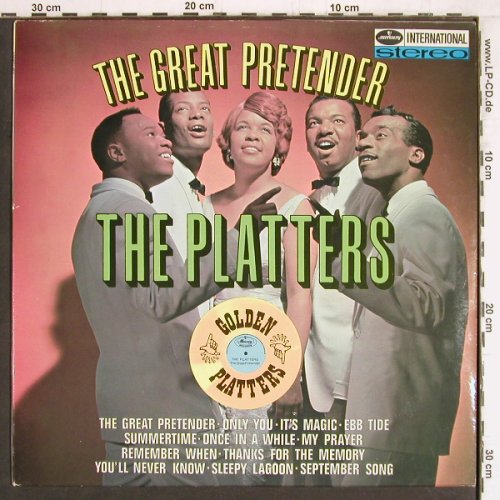Platters: The Great Pretender, Mercury(134 544 MFY), NL,  - LP - Y4590 - 6,00 Euro